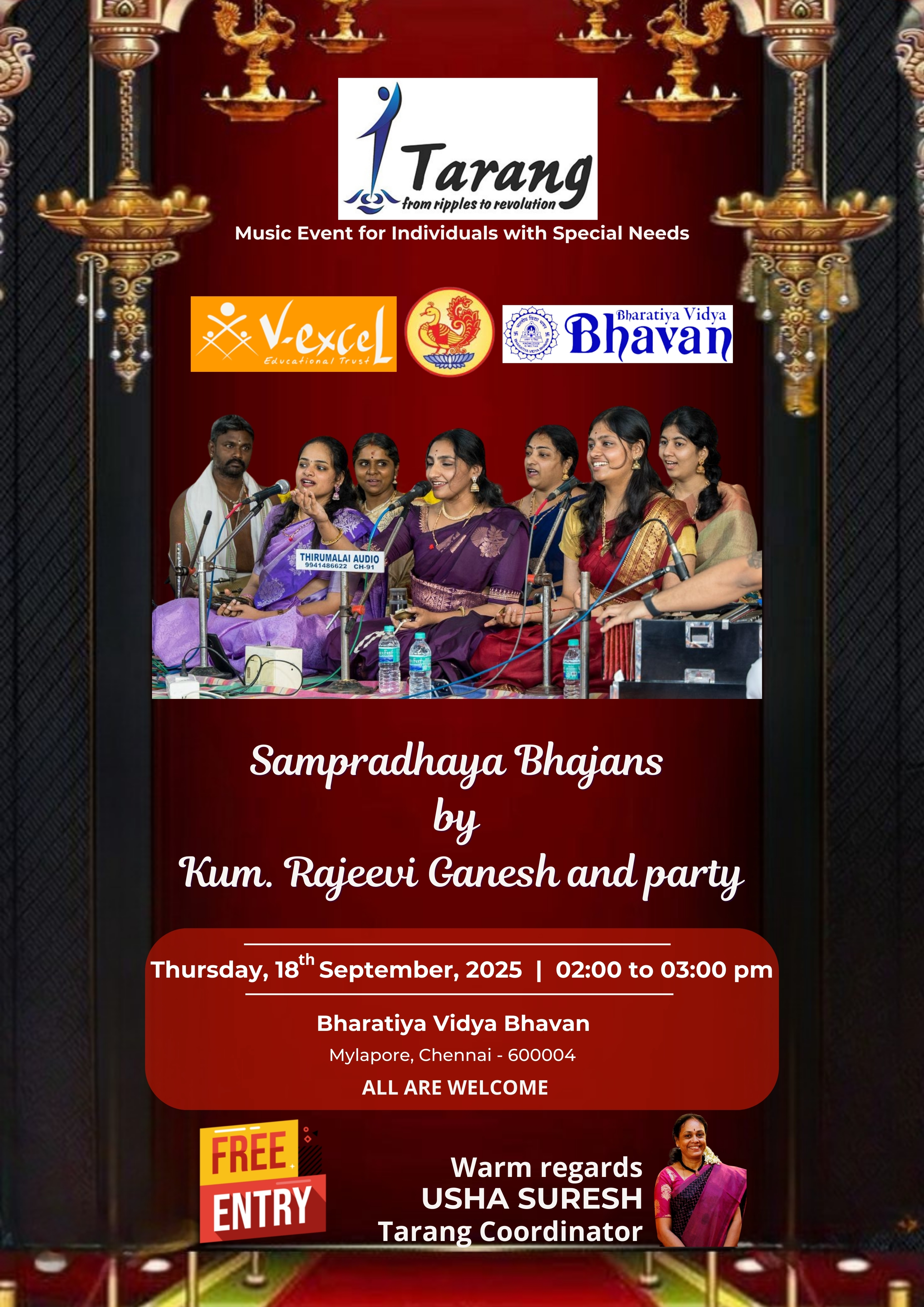 Performances by Kum. Rajeevi Ganesh and Party