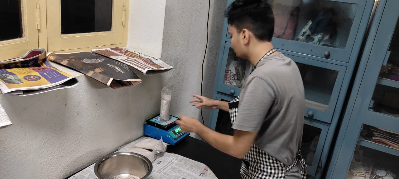 Young adults engaged in vocational activity at V-Excel