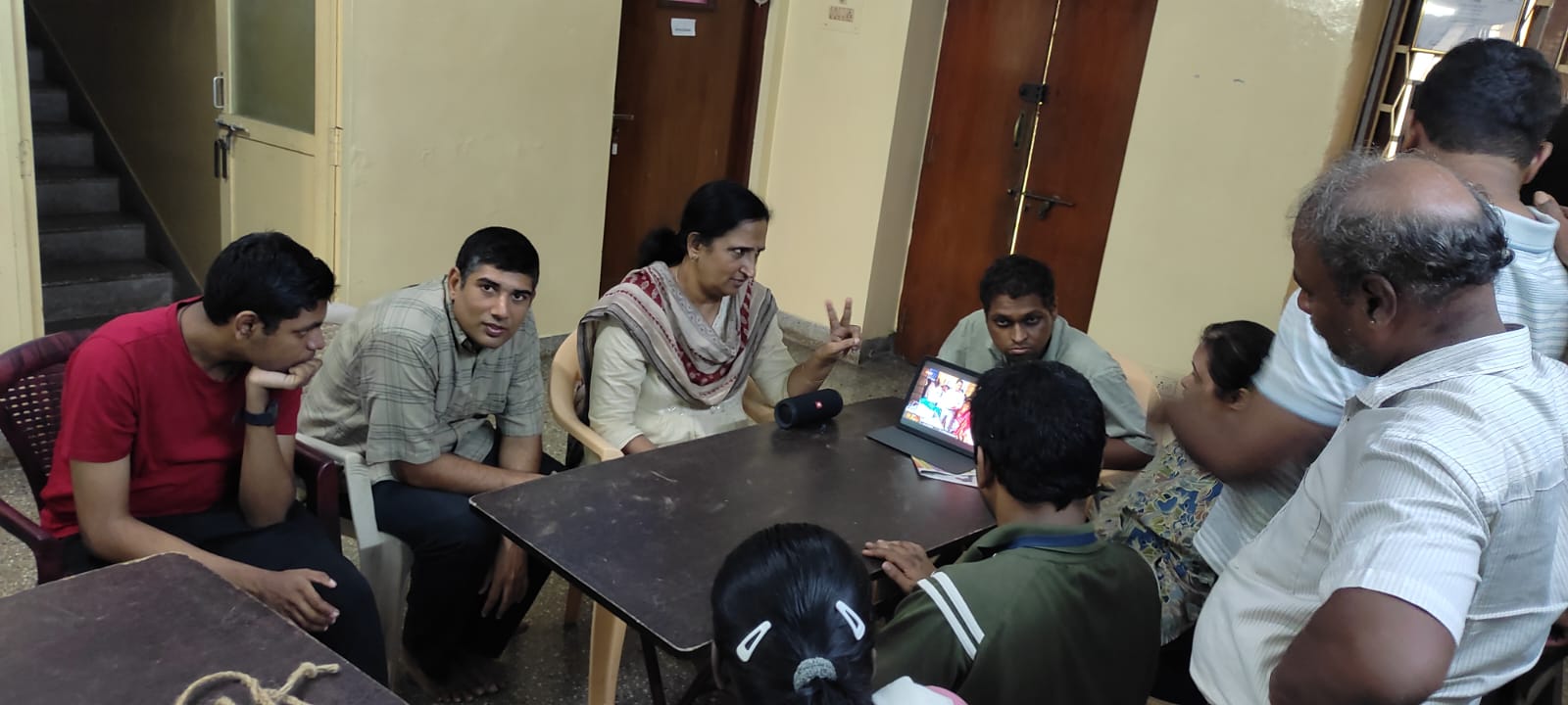 VTU trainee developing practical skills with professional support